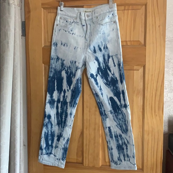 EUC Madewell Perfect Vintage Crop tie dye size 26 - Picture 10 of 11